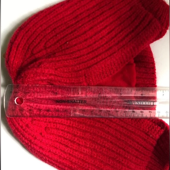 Red Apple Knitted Beanie - Picture 9 of 10